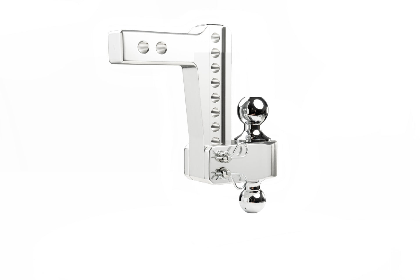 BulletProof Hitches® - AL206 - 2.0-Inch Aluminum Medium Duty 6-Inch Drop/Rise Hitch
