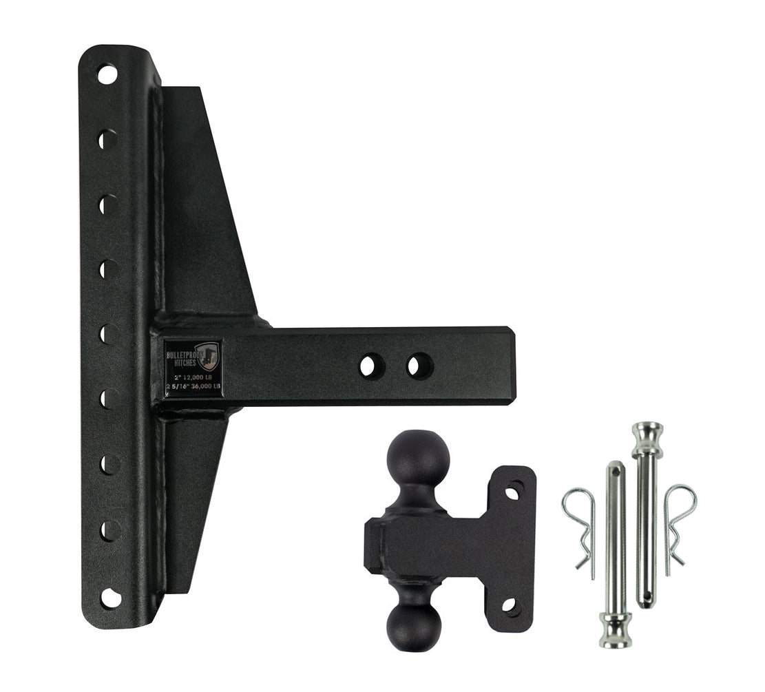 BulletProof Hitches® - ED25OFFSET - 2.5-Inch Extreme Duty 4-Inch & 6-Inch Offset Hitch