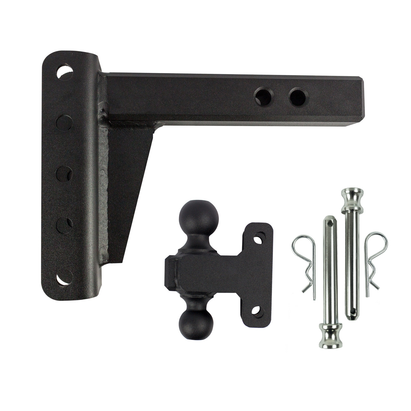 BulletProof Hitches® - HD204 - 2.0-Inch Heavy Duty 4-Inch Drop/Rise Hitch