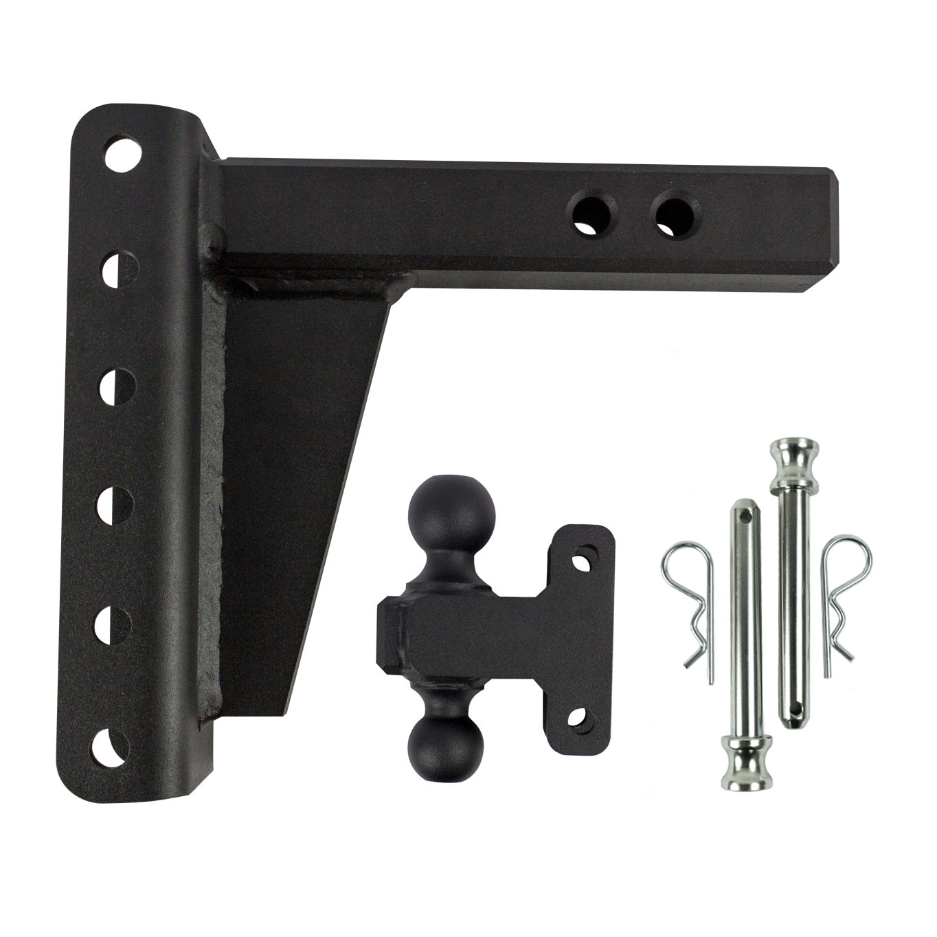 BulletProof Hitches® - HD206 - 2.0-Inch Heavy Duty 6-Inch Drop/Rise Hitch