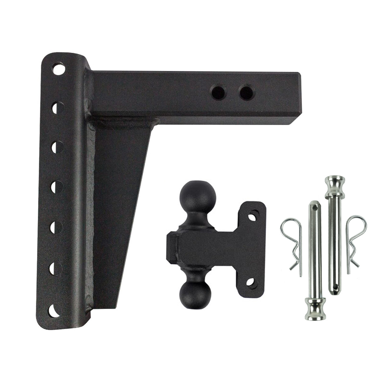 BulletProof Hitches® - HD208 - 2.0-Inch Heavy Duty 8-Inch Drop/Rise Hitch