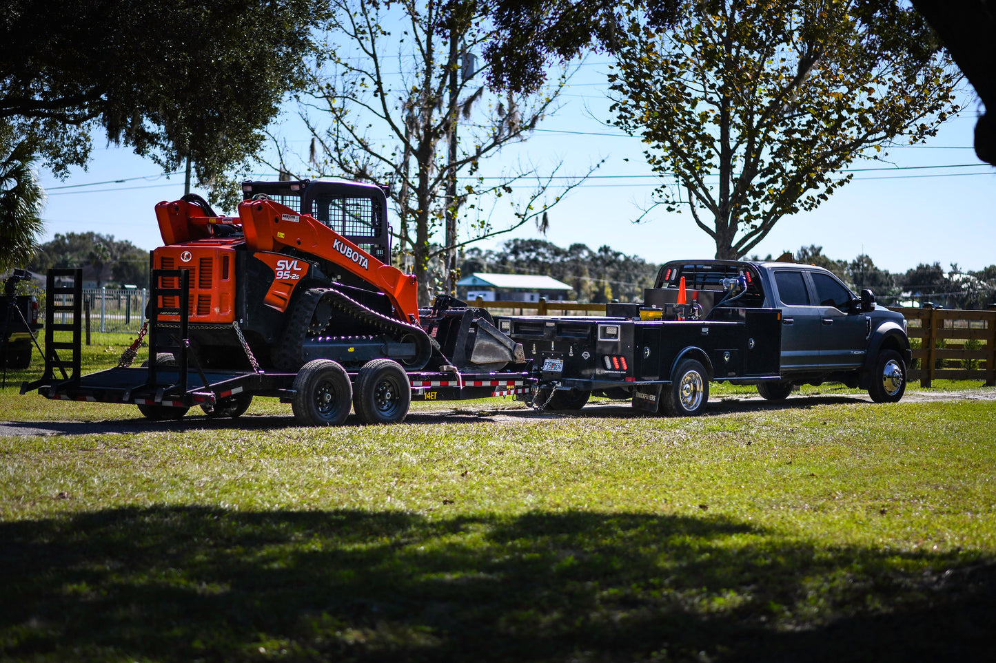 Towing Heavy Equipment