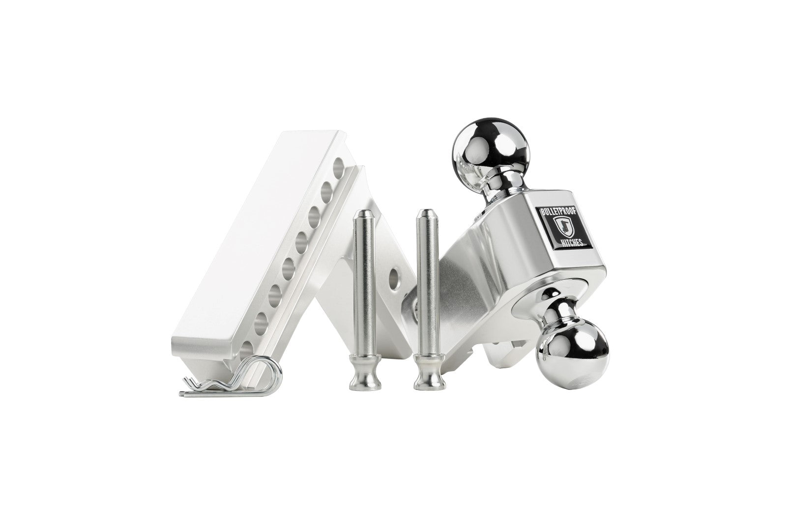 2.5-Inch Aluminum Medium Duty 6-Inch Drop/Rise Hitch- Production Description